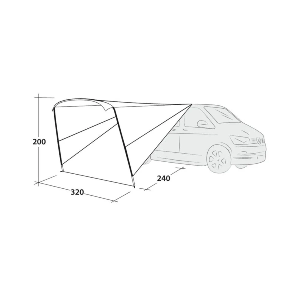 Outwell Touring Canopy Poled - Image 5