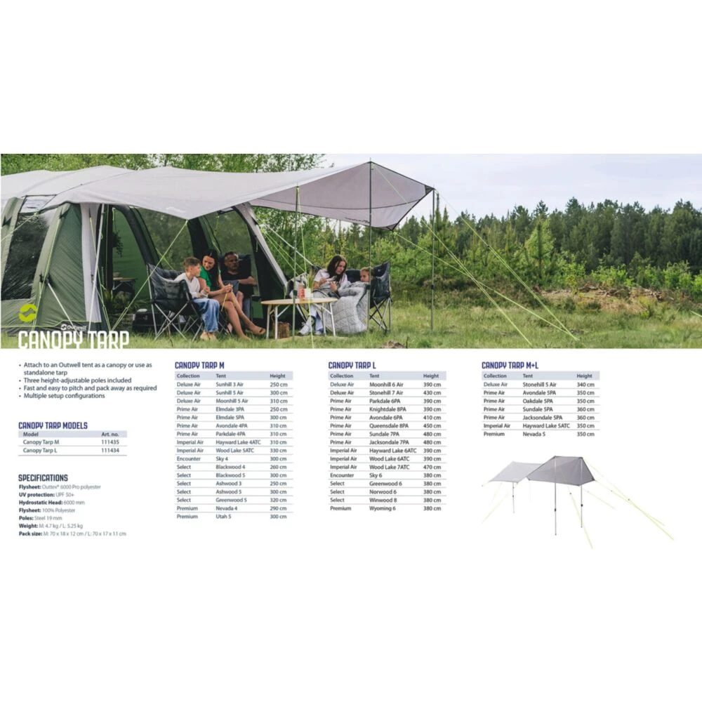 Outwell Canopy Tarp M - Image 7