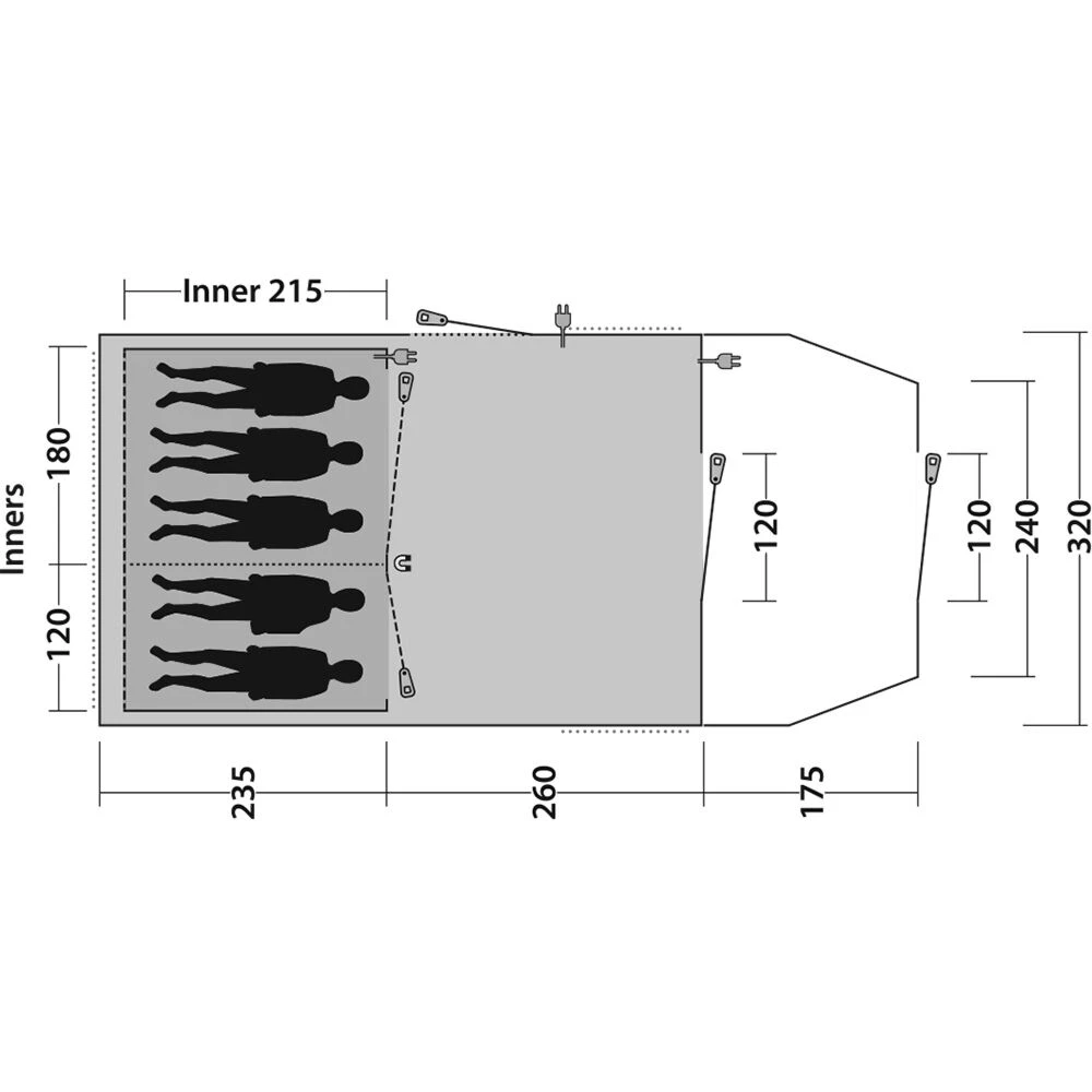 Outwell Phoenix 5 Tent (2025) - Image 6