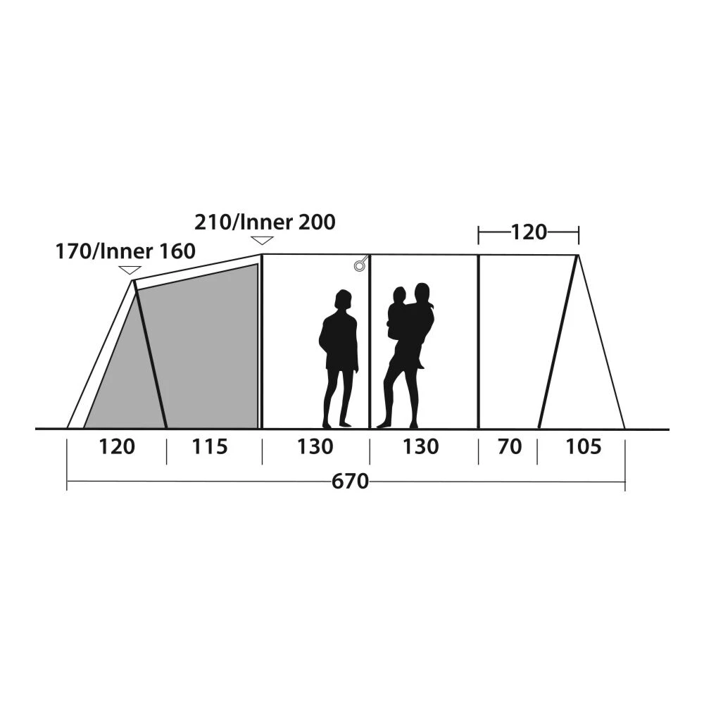 Outwell Phoenix 5 Tent (2025) - Image 7