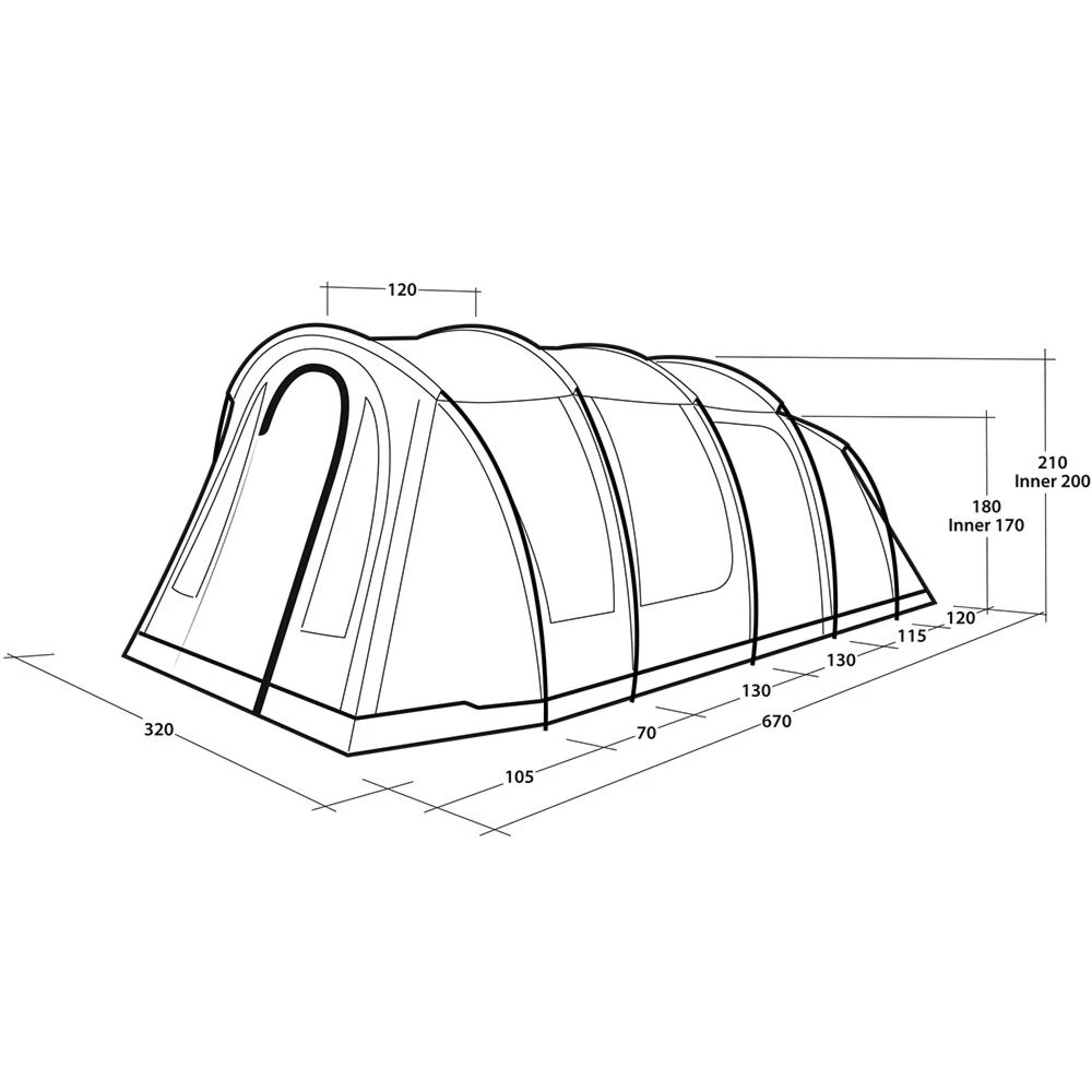 Outwell Phoenix 5 Tent (2025) - Image 9