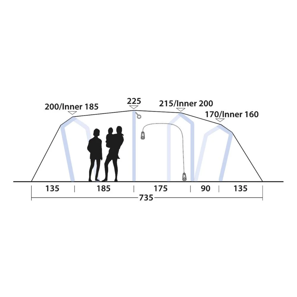 Outwell Hartford 6 Air Tent (2025) - Image 6