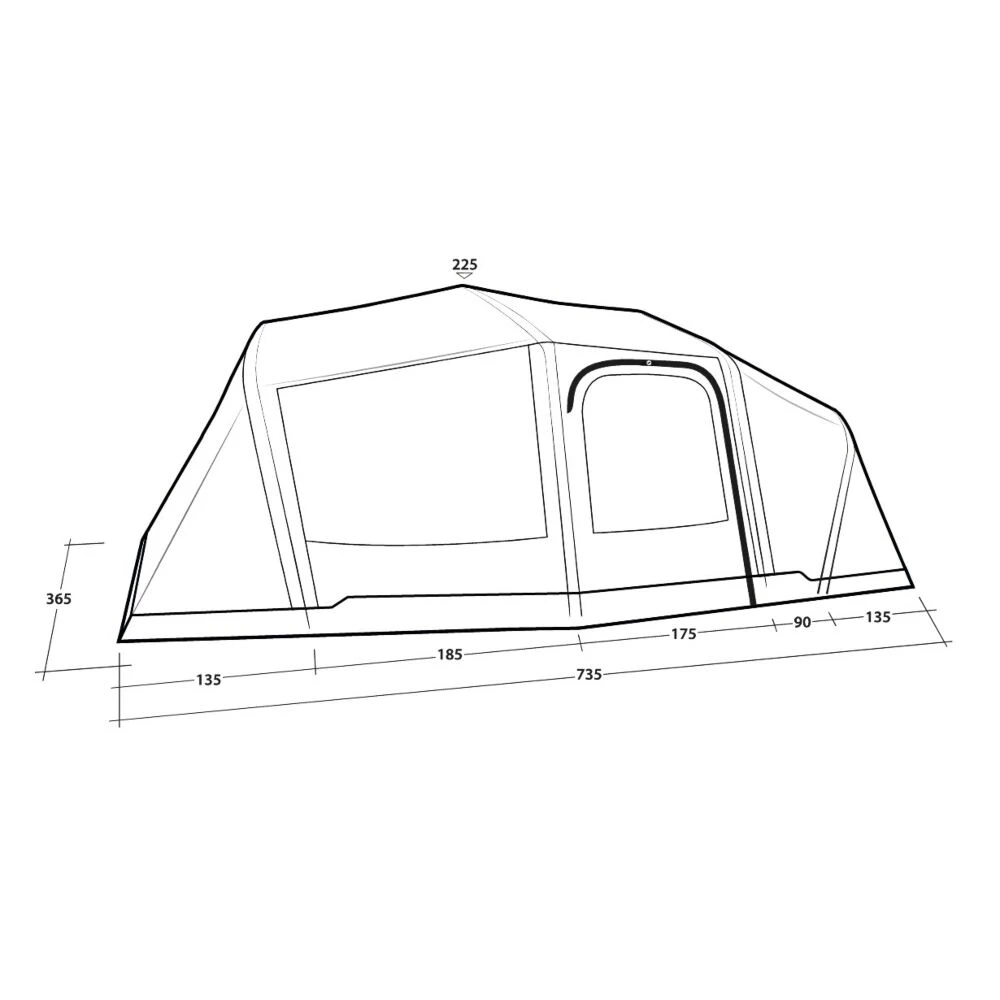 Outwell Hartford 6 Air Tent (2025) - Image 7