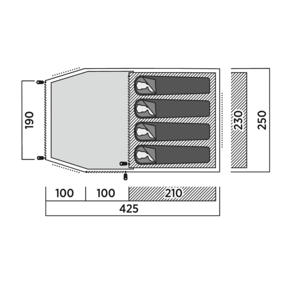 Easy Camp Hemsedal 4 Tent (2025) - Image 3