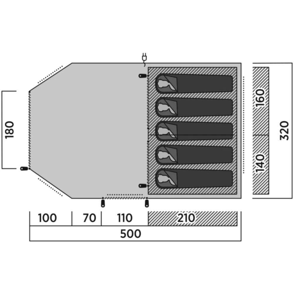 Easy Camp Bokna 5 Tent (2025) - Image 4