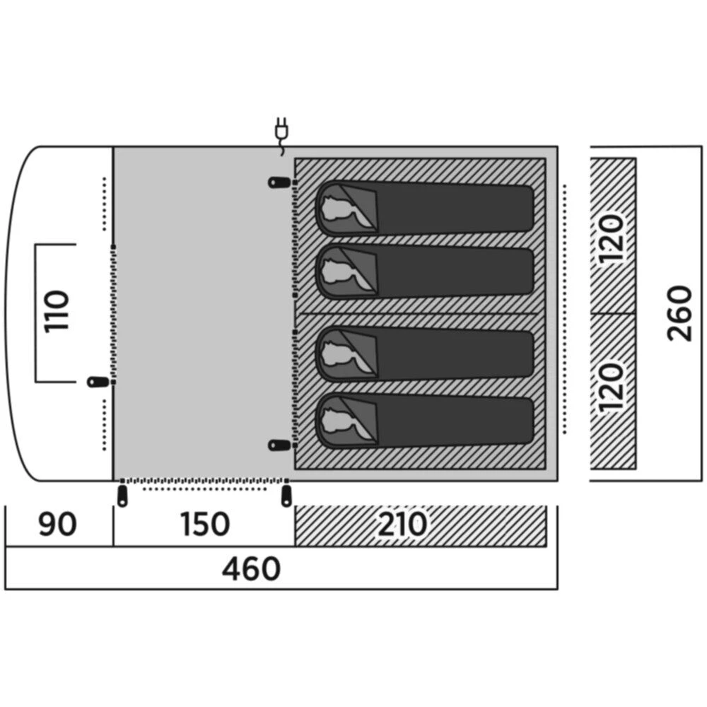 Easy Camp Romsdal 4 Tent (2025) - Image 5