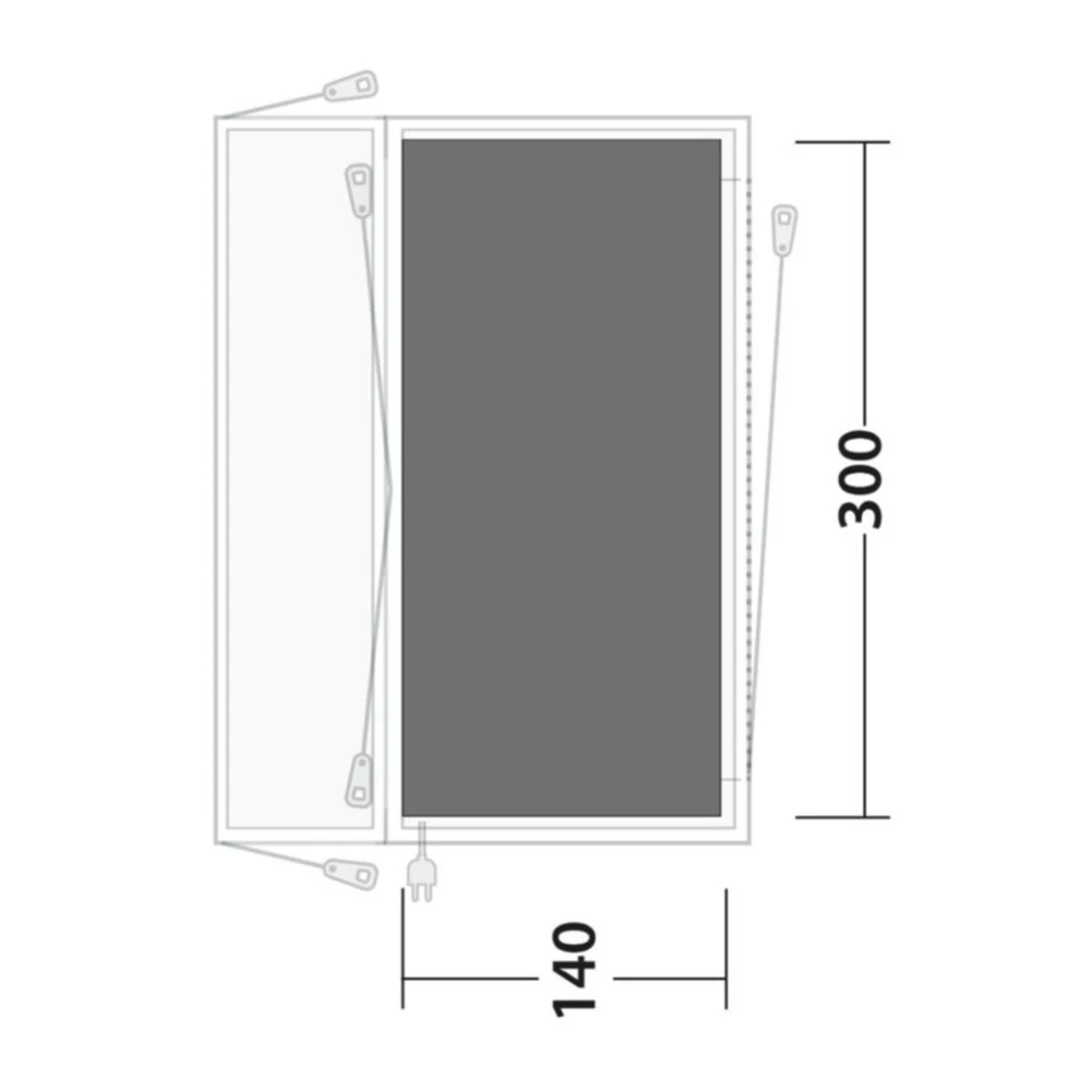 Outwell Lakecrest Footprint Groundsheet - Image 2
