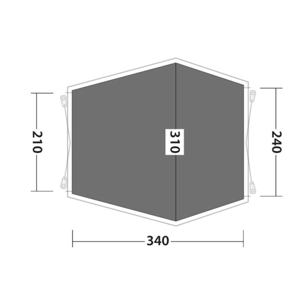 Outwell Woodcrest Footprint Groundsheet - Image 2