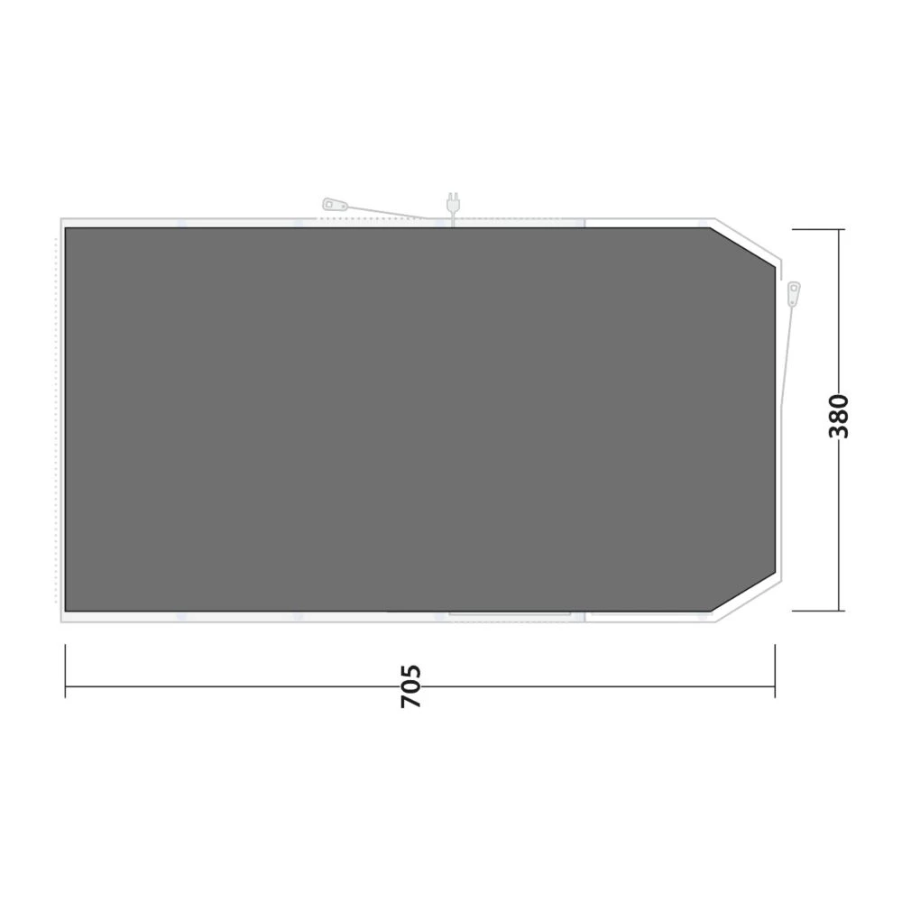 Outwell Tennessee 6+2 Footprint Groundsheet - Image 2