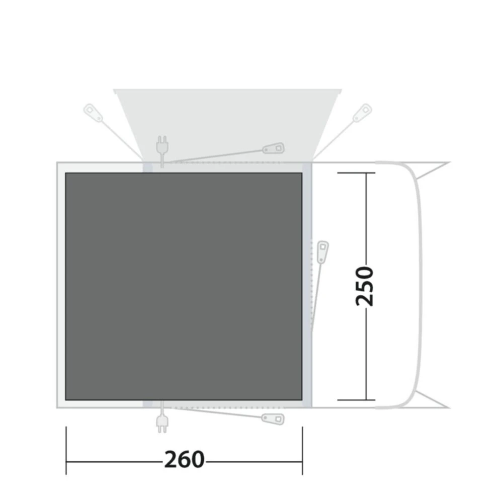 Outwell Footprint Groundsheet Talladega Air - Image 2