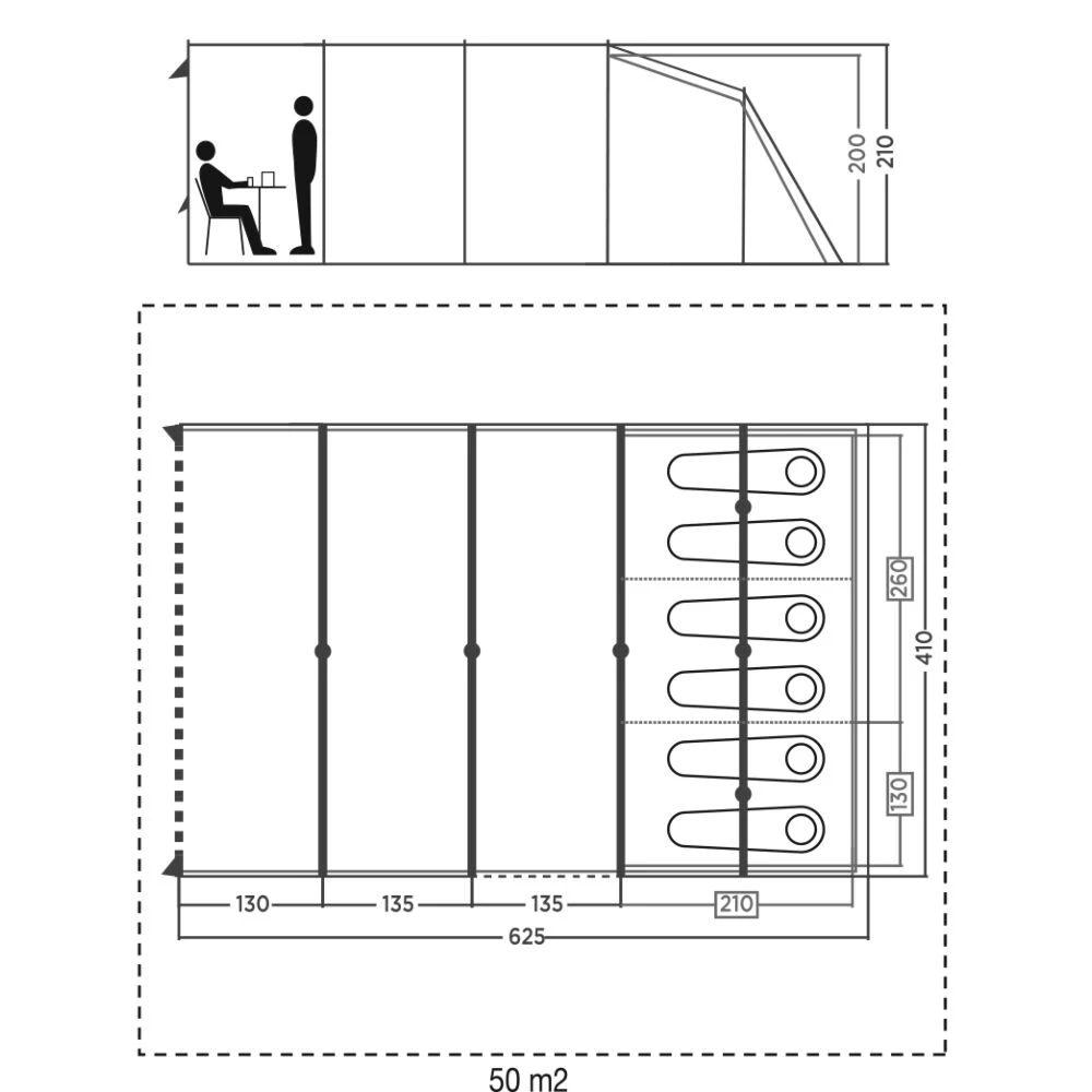 Coleman Vail 6L Tent - Image 3