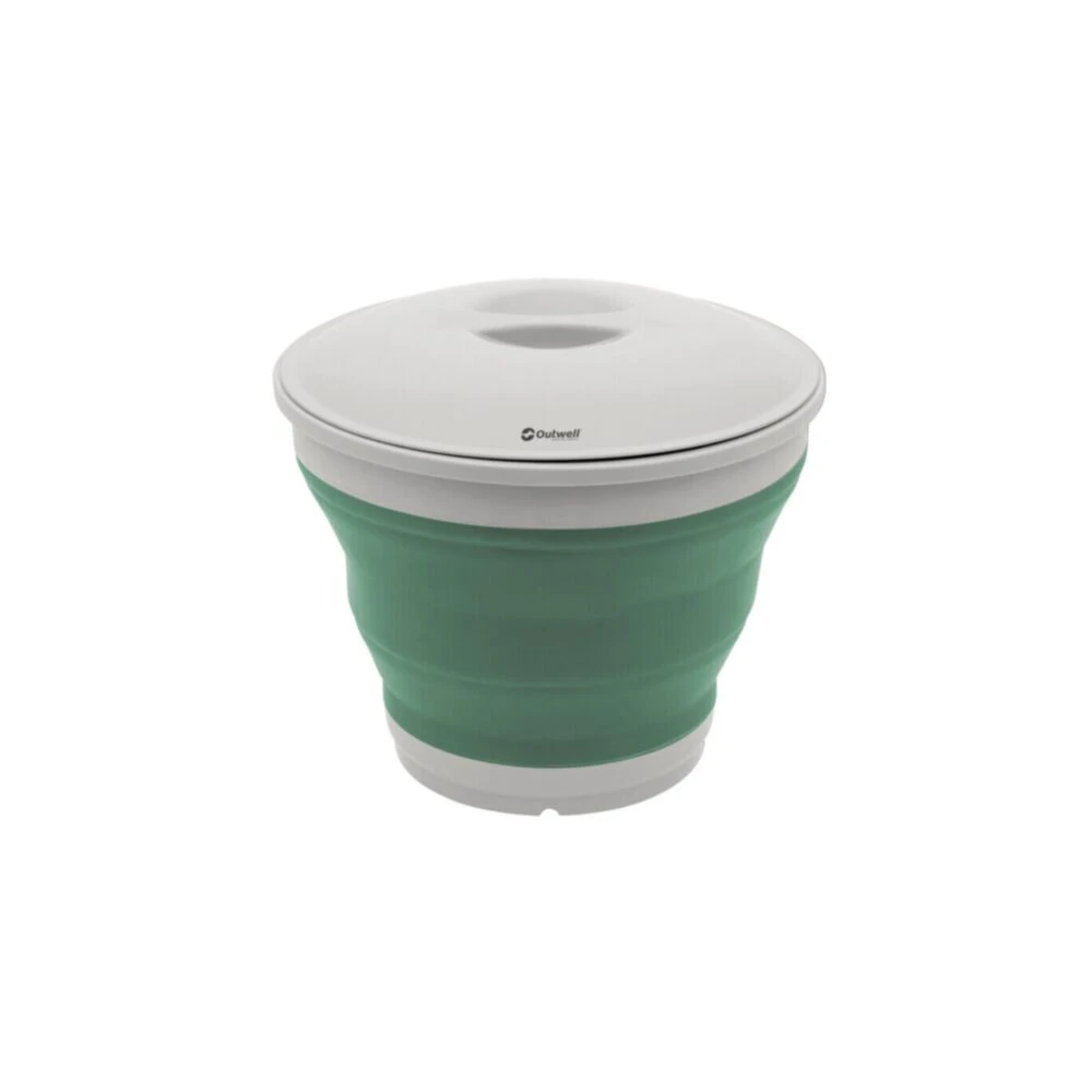 Outwell Collaps Bucket With Lid - Shadow Green