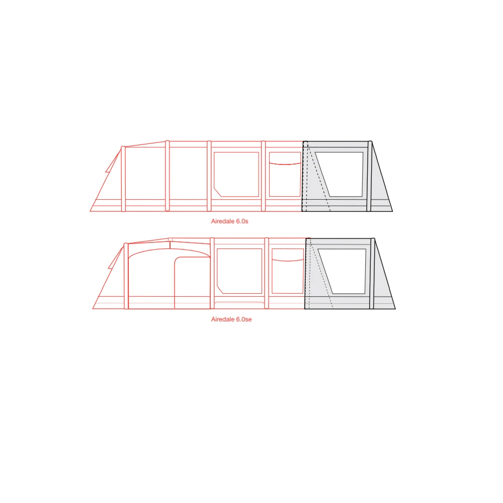 Outdoor Revolution Airedale 6.0s / 6.0se Front Porch Extension - Image 2