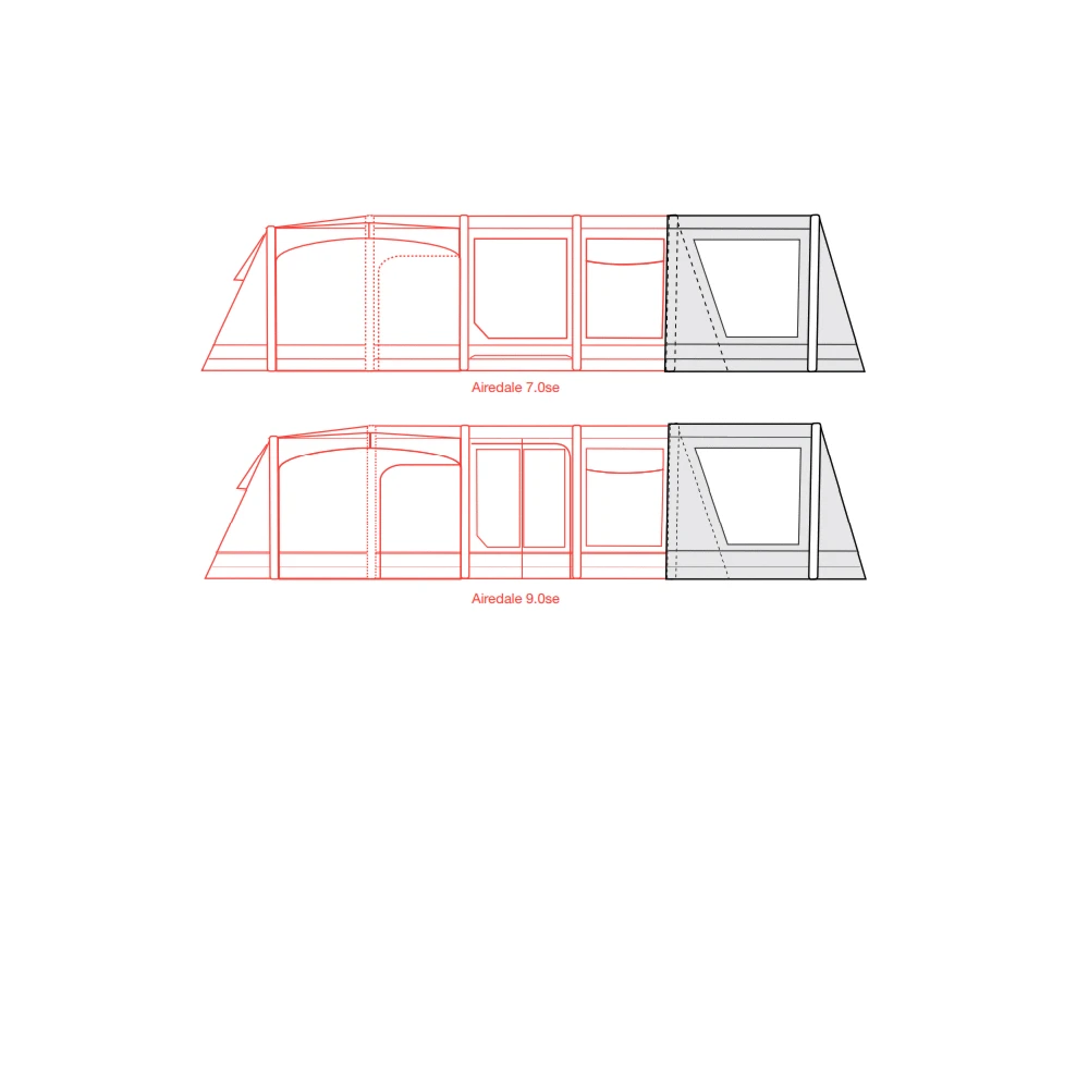 Outdoor Revolution Airedale 7.0se / 9.0se Front Porch Extension - Image 2