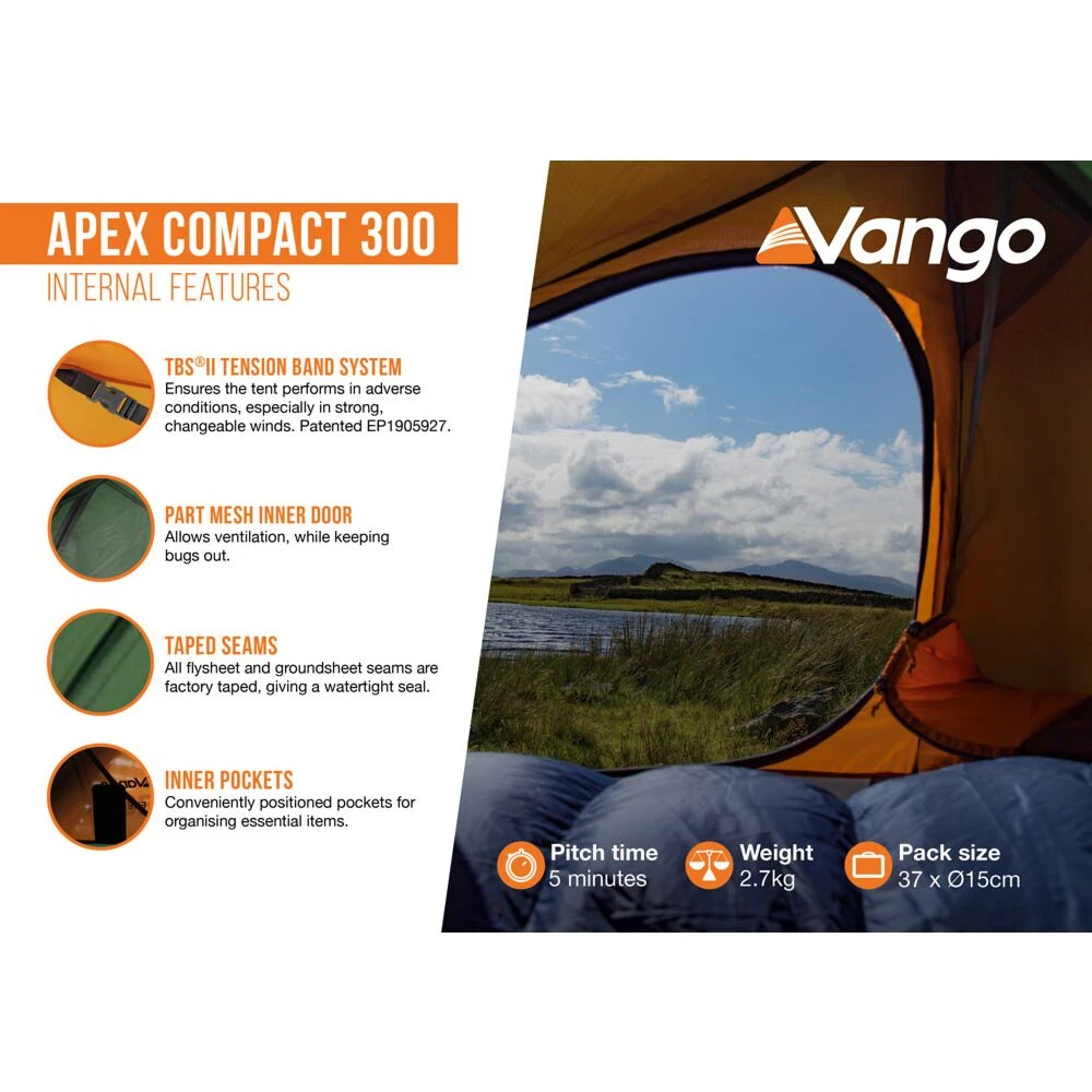 Vango Apex Compact 300 Tent (2025) - Image 16