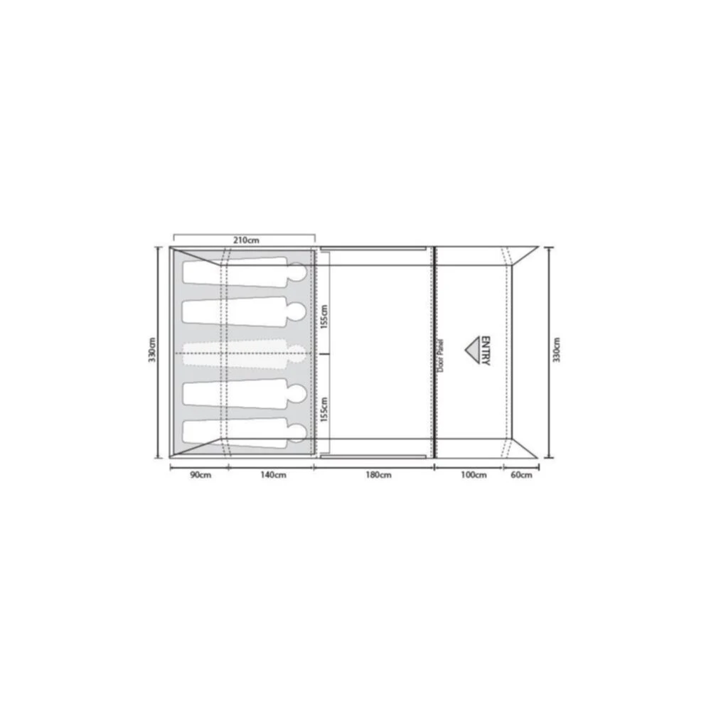 Outdoor Revolution Atom 500 Air Tent (2025) - Image 3