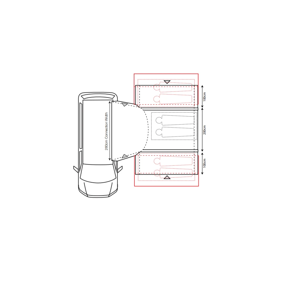 Outdoor Revolution Cayman Combo PC Air Mid Awning (210-255cm) - Image 5
