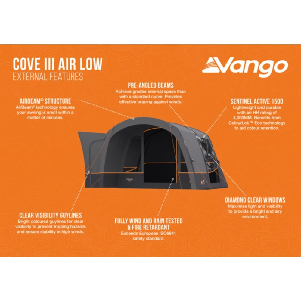 Vango Cove III Air Low Awning - Image 8