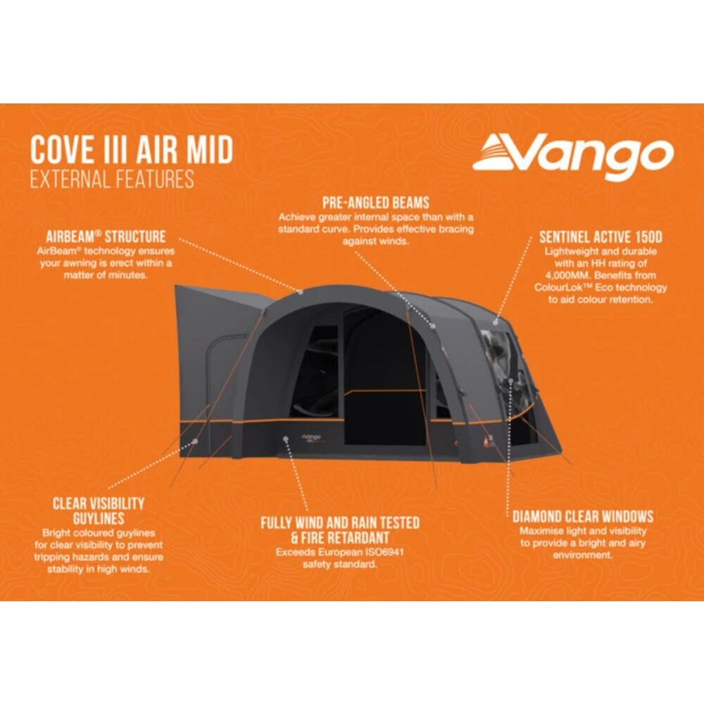 Vango Airbeam Vango Cove III Air Mid Awning (2024) - Image 9