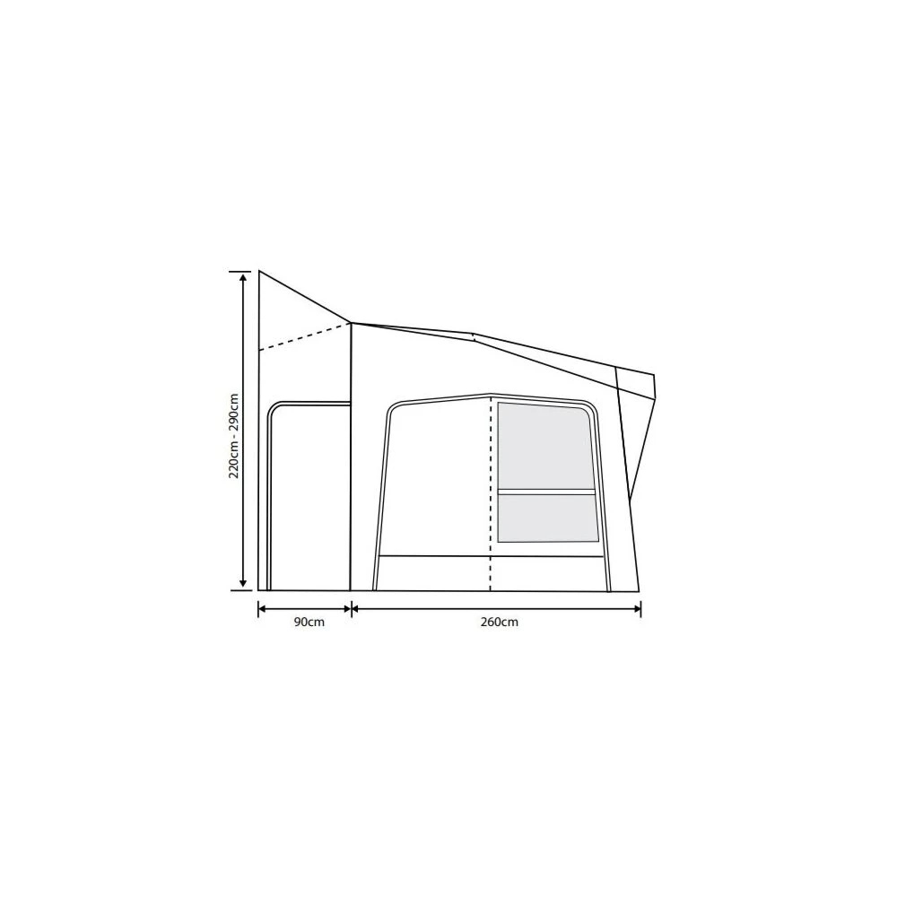 Outdoor Revolution Esprit Pro X 350M Awning (220-290cm) - Image 6