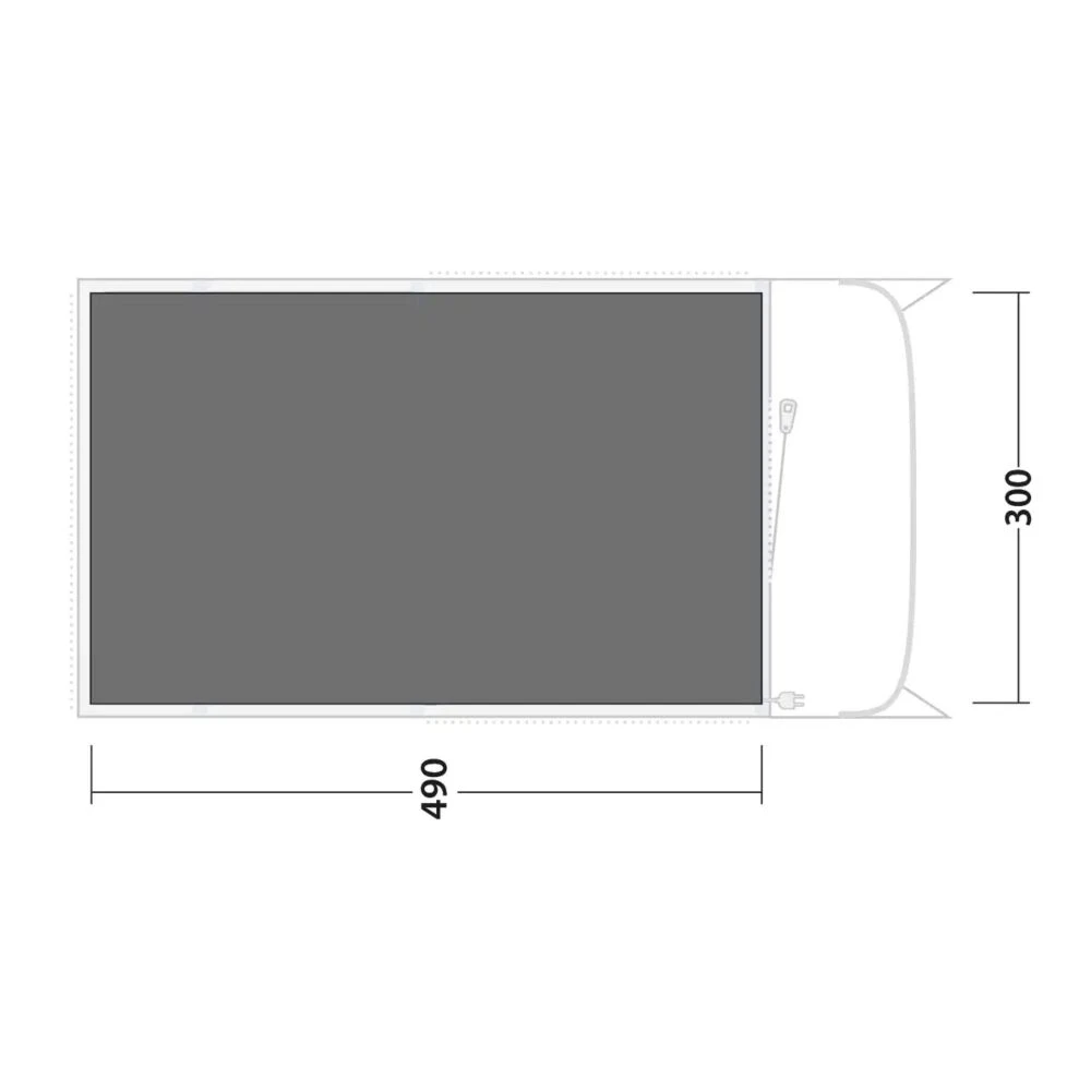Outwell Florida 5 Footprint Groundsheet - Image 2