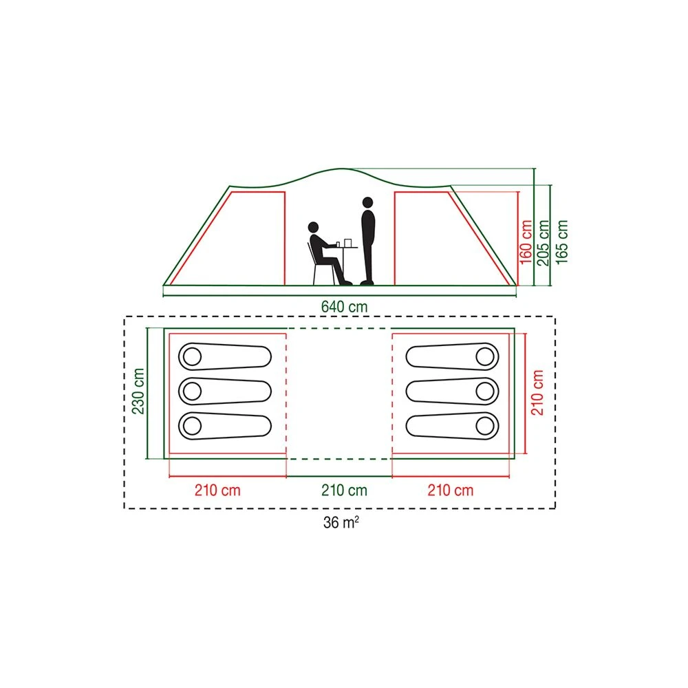 Coleman Spruce Falls 6 Tent - Image 2