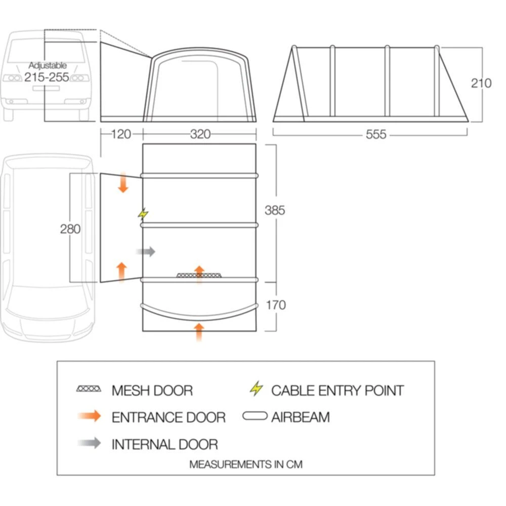 Vango Galli CC II Air Mid Awning - Image 4