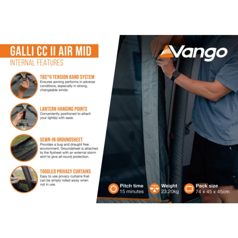 Vango Galli CC II Air Mid Awning - Image 16