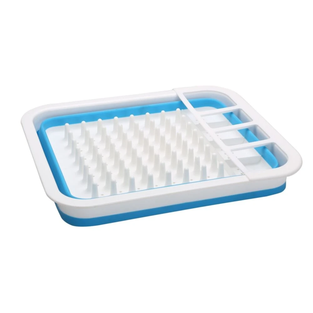 Quest Collapsible-Wares Dish Rack Drainer With Cutlery Holder - Image 3