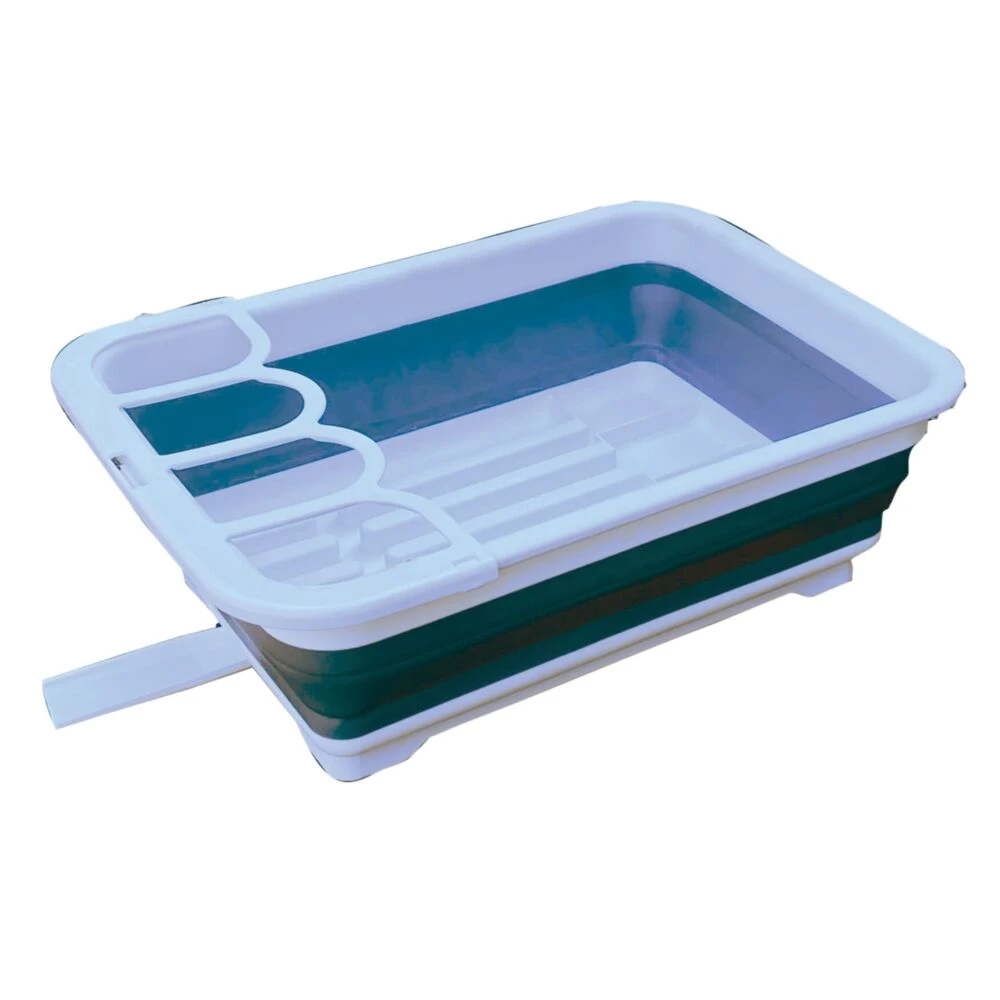 Quest Collapsible-Wares Dish Rack With Draining Extension