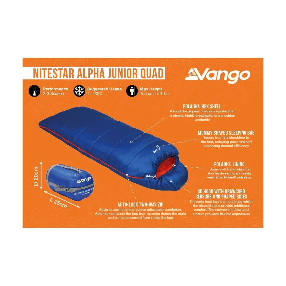 Vango Nitestar Alpha Junior Quad - Image 2