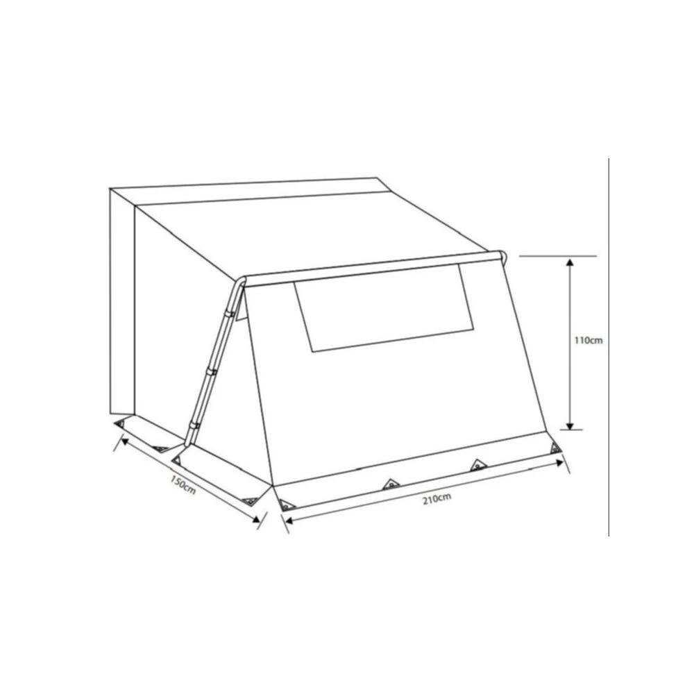 Outdoor Revolution Universal Annexe - Steel Pole (2023) - Image 3