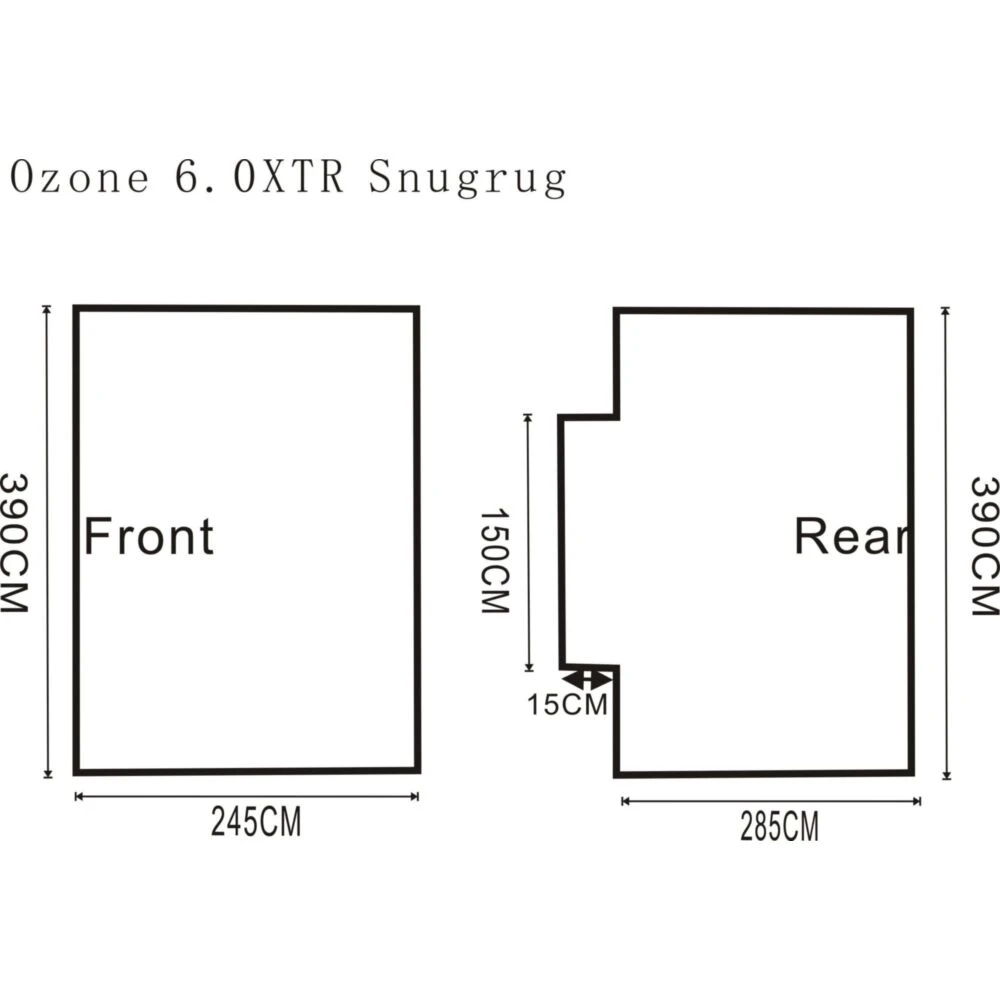 Outdoor Revolution O-Zone 6.0 XTRv Snugrug - Image 2