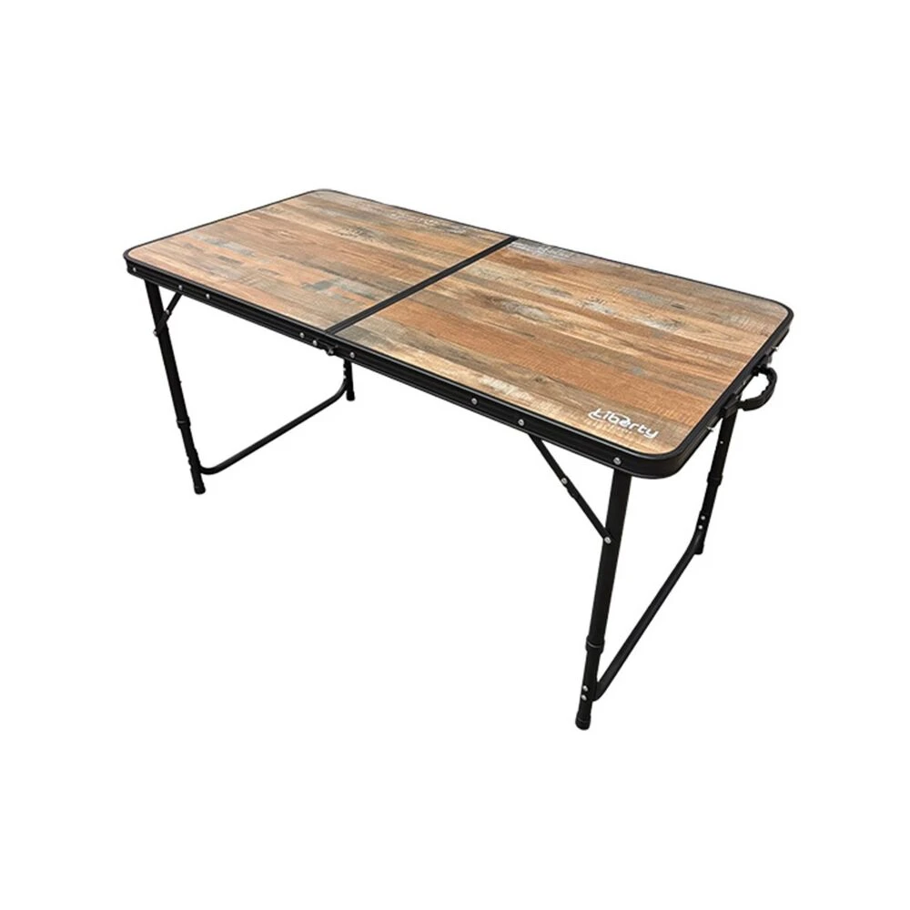 Quest Liberty Redrum Wood Effect Folding Table (Large)