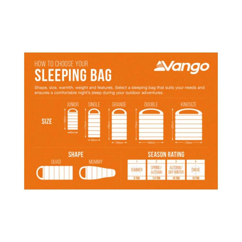Vango Stellar Junior Sleeping Bag - Image 14