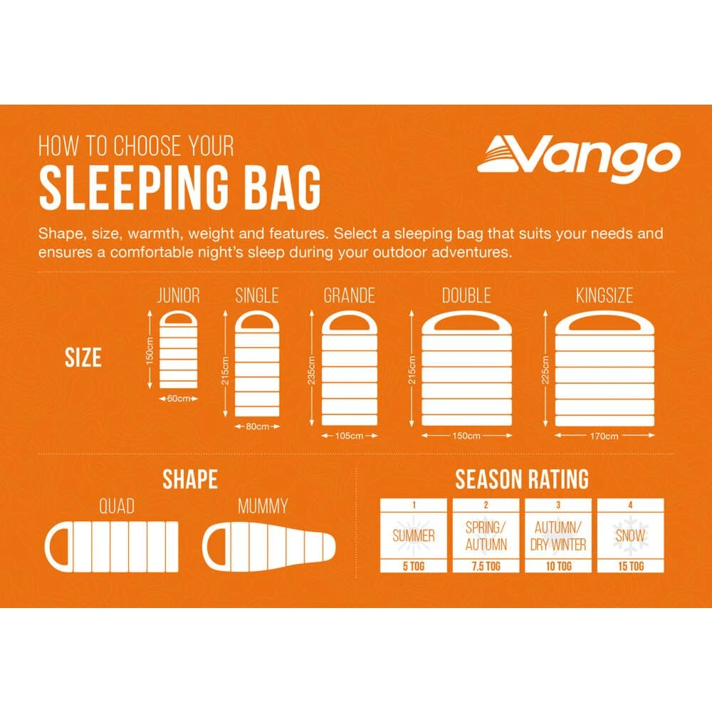 Vango Mantis Planet Sleeping Bag - Image 6