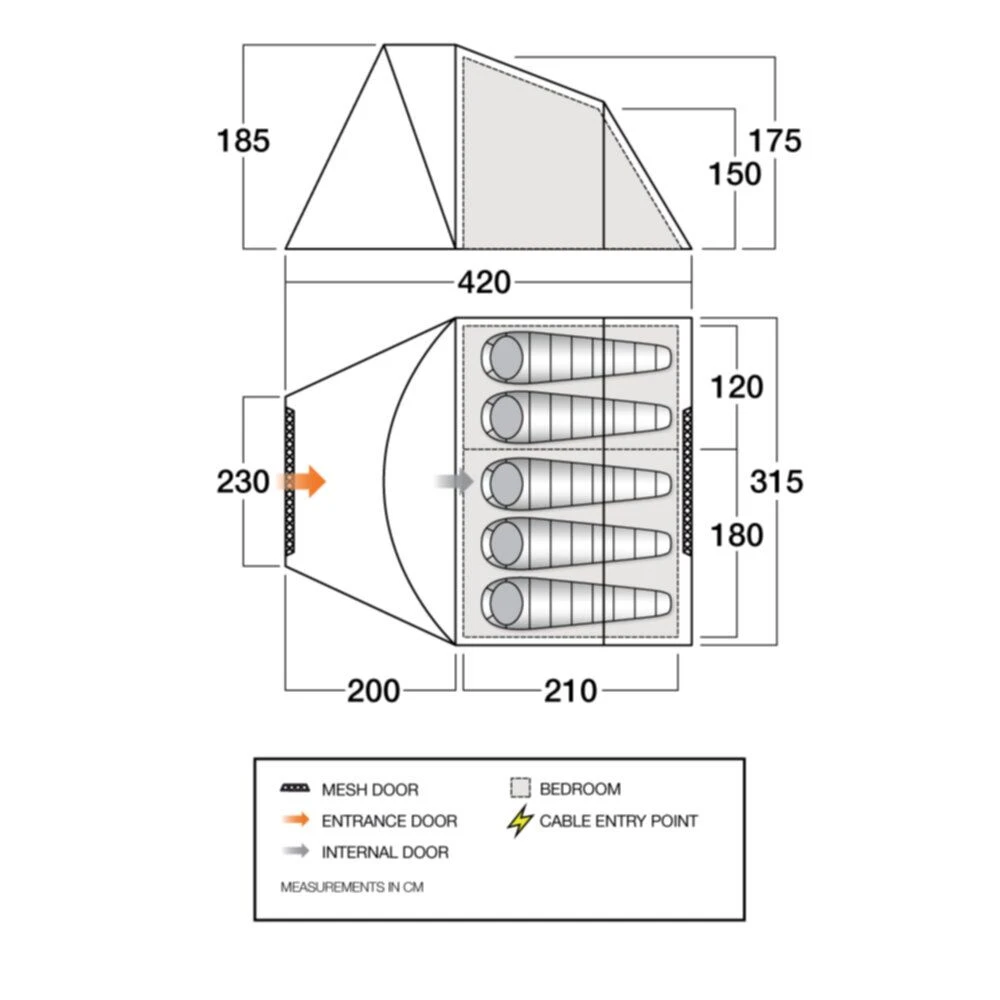 Vango Tiree 500 Tent - Image 5