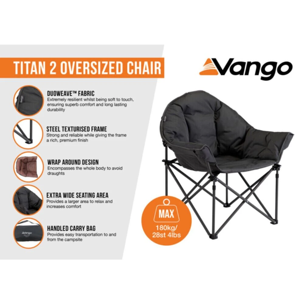 Vango Titan 2 Oversized Chair (Excalibur) - Image 2